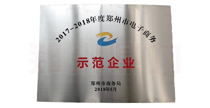 郑州鼎力优秀企业荣誉奖牌
